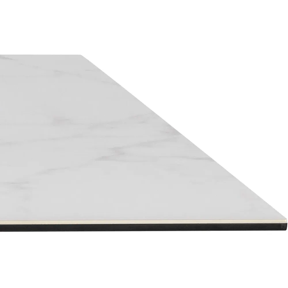 Florence Heaven 8-Seater Dining Table - White, Ceramic