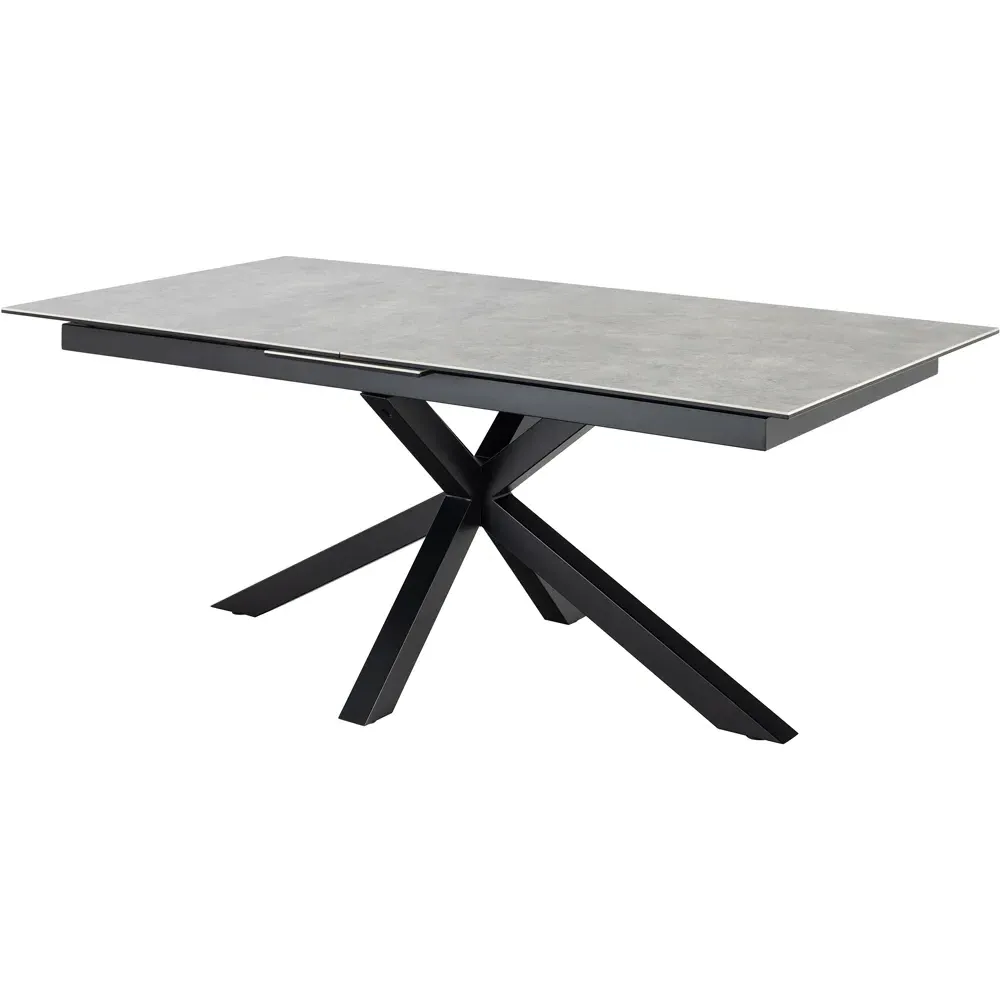 Florence Heaven 8-Seater Extendable Dining Table - Grey, Ceramic