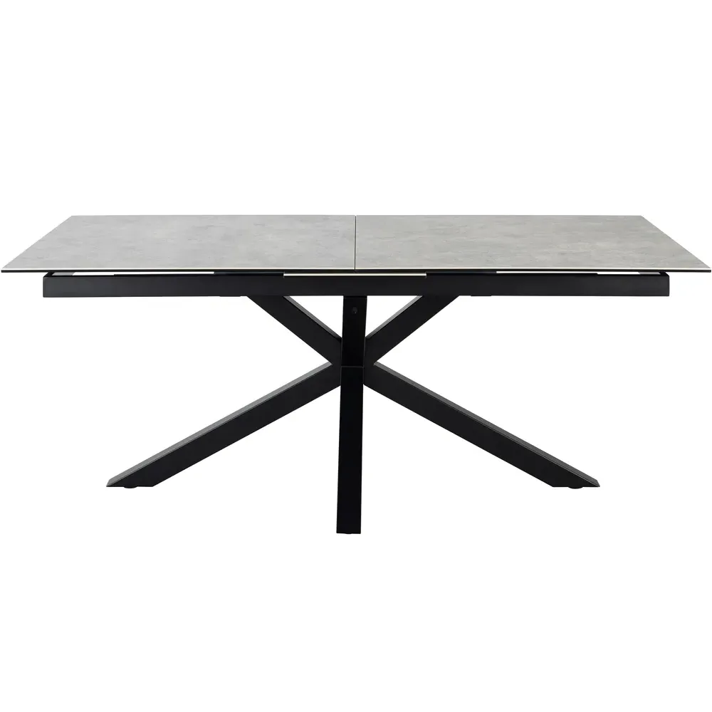 Florence Heaven 8-Seater Extendable Dining Table - Grey, Ceramic