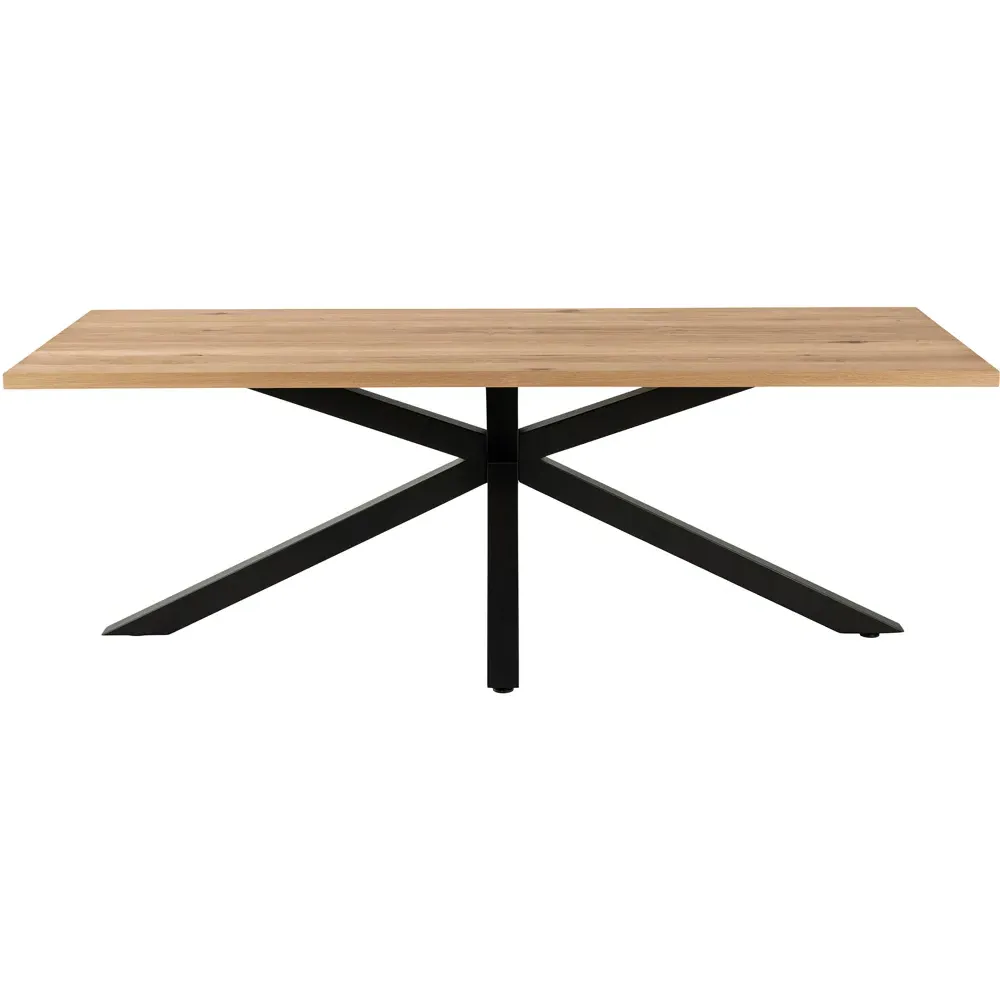 Florence Heaven Rectangular 10-Seater Dining Table - Brown, Oak