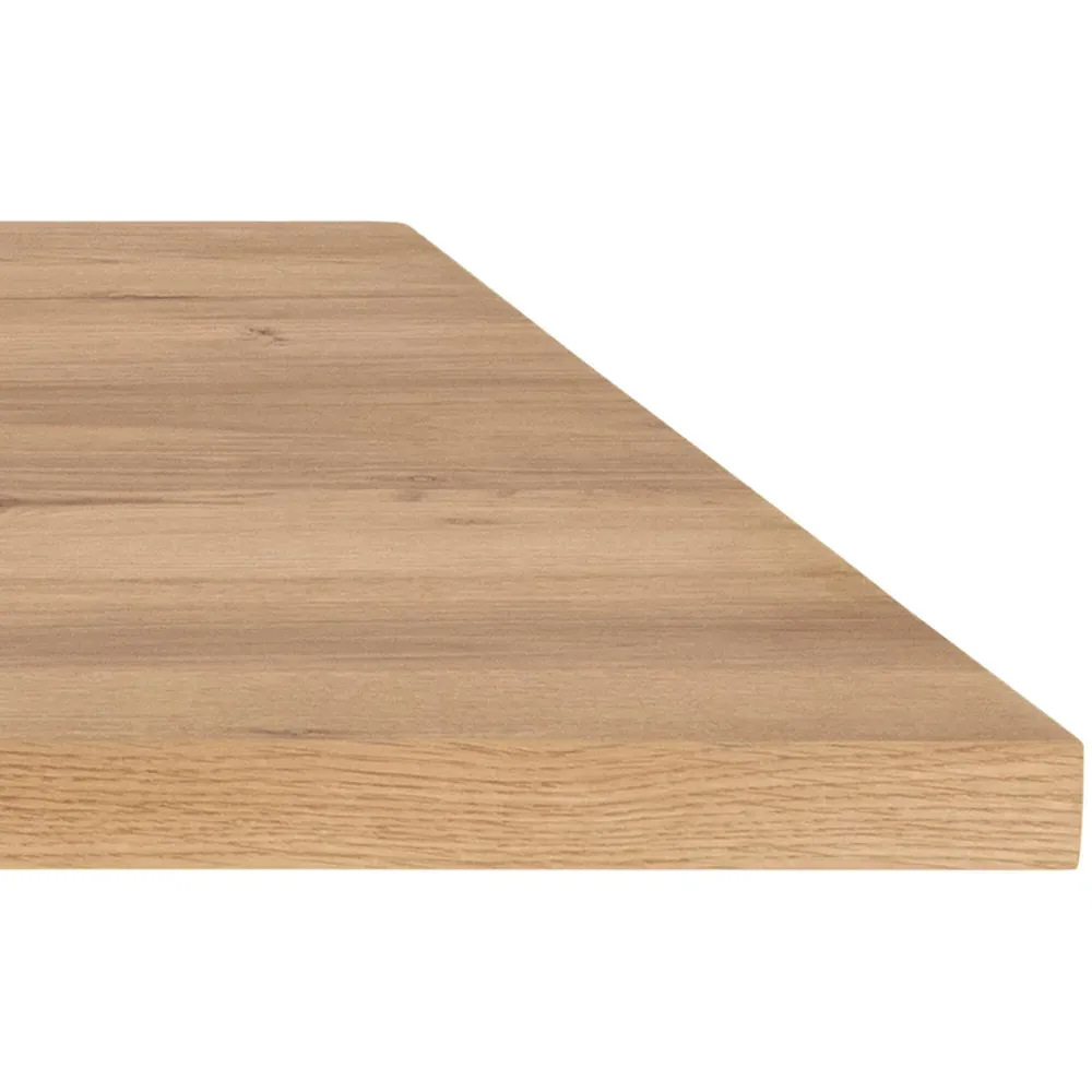 Florence Heaven Rectangular 10-Seater Dining Table - Brown, Oak