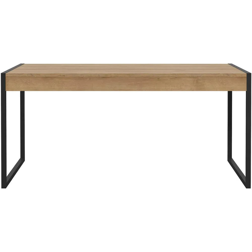 Florence High Rock 4-Seater Dining Table with Storage - Brown, Oak
