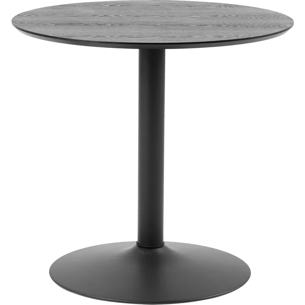 Florence Ibiza Small Round 4 Seater Table - Black, Ash