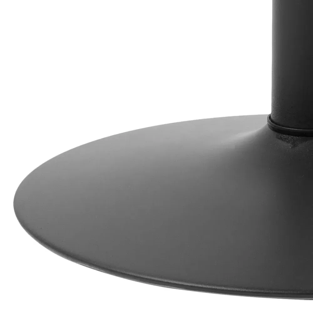 Florence Ibiza Small Round 4 Seater Table - Black, Ash