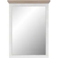 Florence Illopa Mirror - Brown, Oak