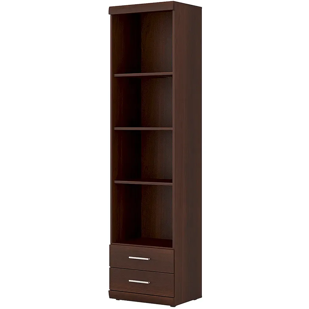 Florence Imperial 2 Drawer Narrow Cabinet - Dark Mahogany