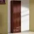 Florence Imperial Single Door 2 Drawer Narrow Cabinet - Dark Mahogany