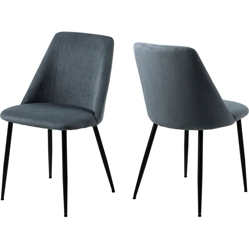 Florence Ines Set of 4 Dining Chairs - Grey