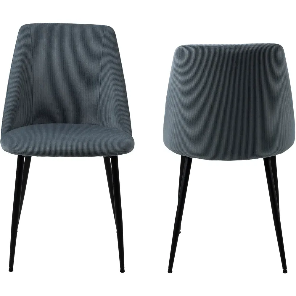 Florence Ines Set of 4 Dining Chairs - Grey