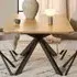 Florence Irwine Rectangular 6-Seater Dining Table - Multi, Oak