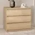 Florence Jackson 3 Drawer Chest of Drawers - Hickory Oak