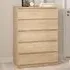 Florence Jackson 5 Drawer Chest of Drawers - Hickory Oak