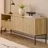 Florence Jaipur Sideboard with Drawer - Oak, Black