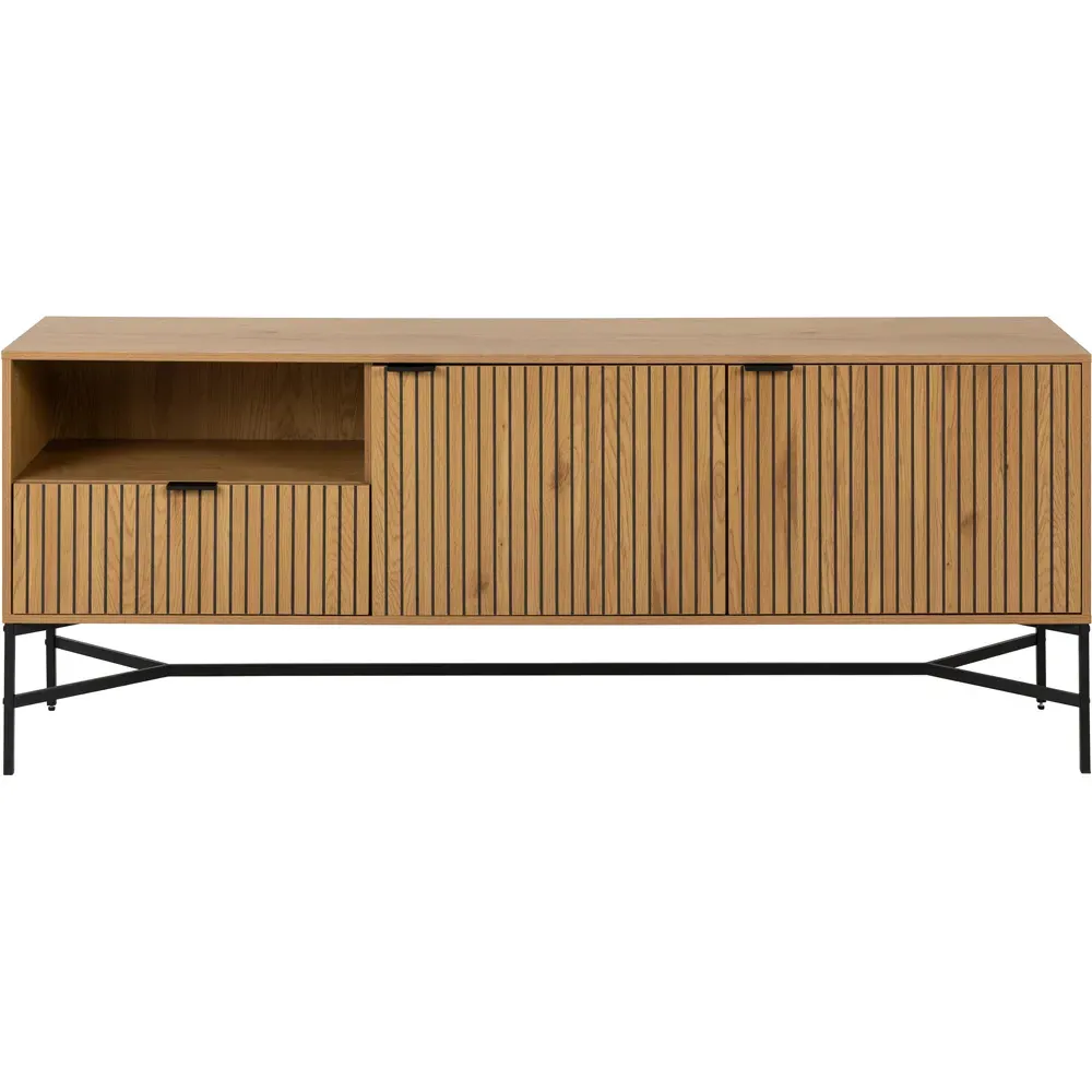 Florence Jaipur Sideboard with Drawer - Wild Oak, Black