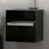 Florence Joliet Wall Mounted Bedside Table - Matt Black