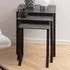 Florence Katrine Ceramic Nest of Tables Set of 3 - Black