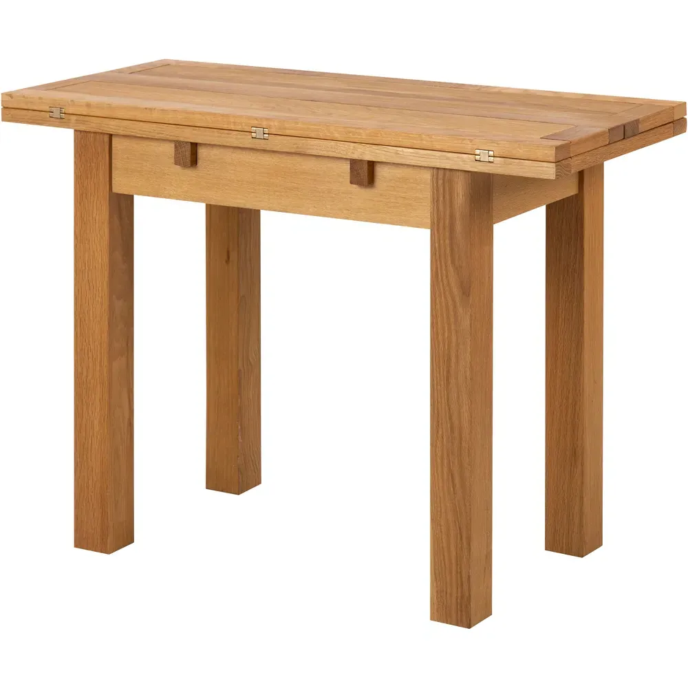 Florence Kenley 2-Seater Extending Dining Table - Brown, Oak