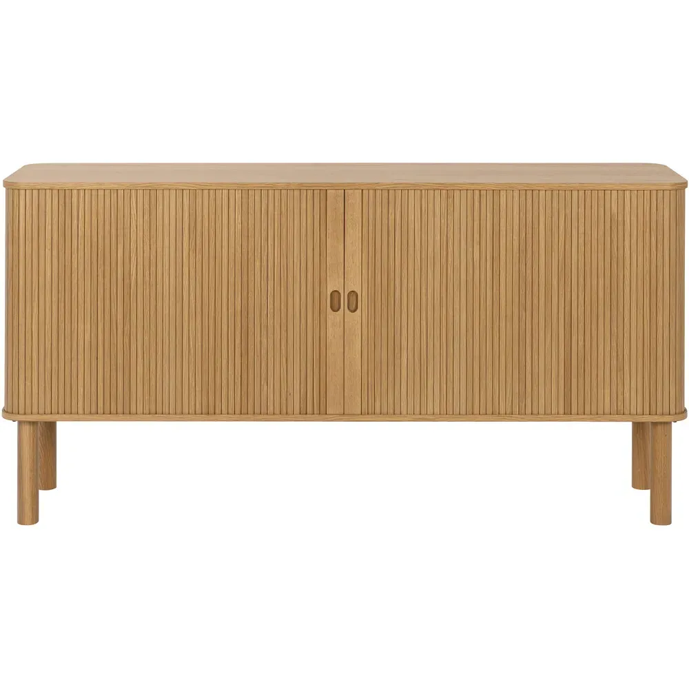 Florence Langley 4 Shelf Sideboard with Sliding Door - Brown, Oak