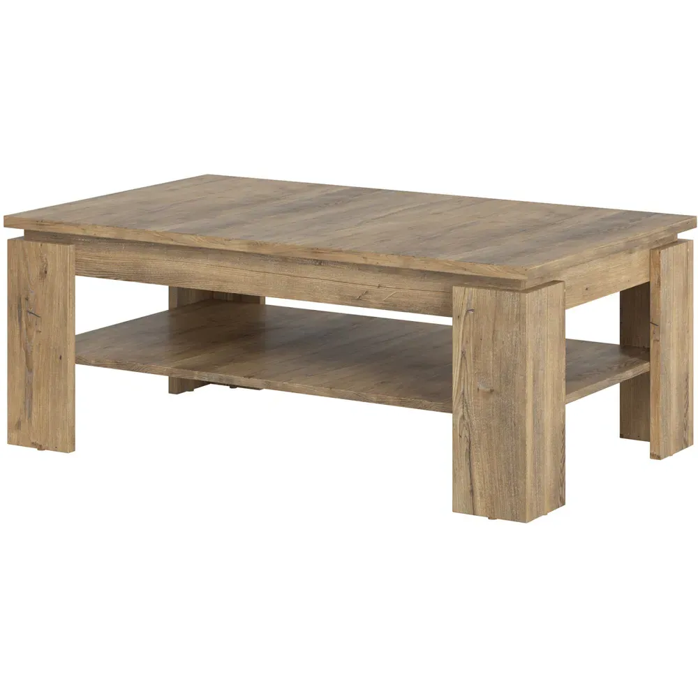 Florence Large Coffee Table - Chestnut, Matera Grey