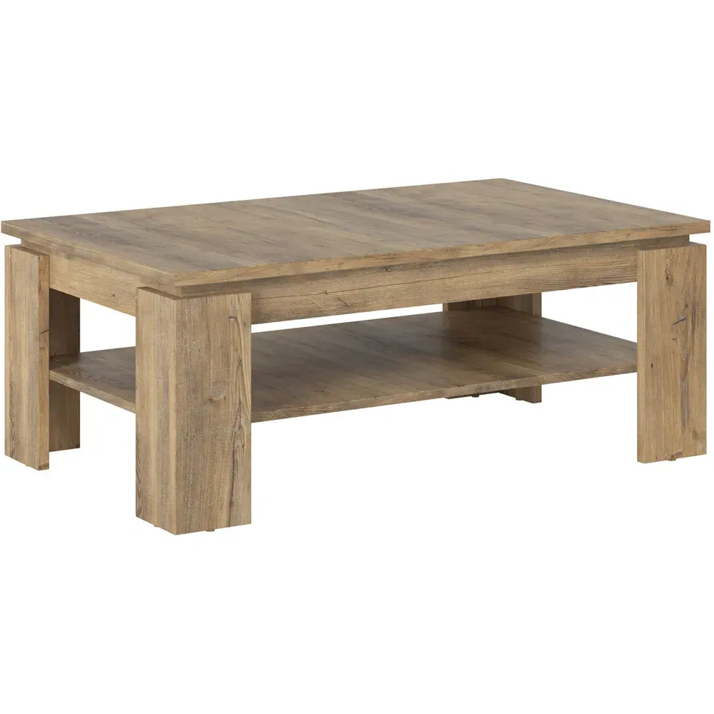 Florence Large Coffee Table - Chestnut, Matera Grey