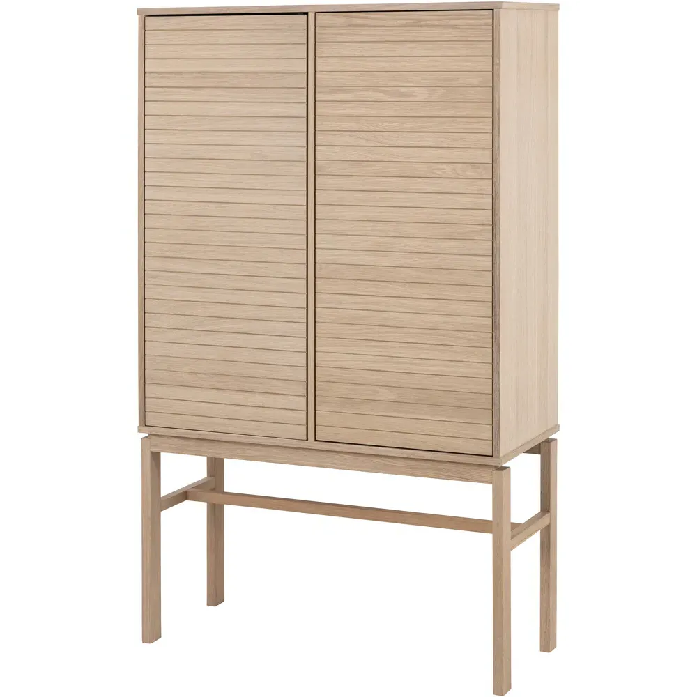 Florence Linley 2 Door Cabinet - White, Oak