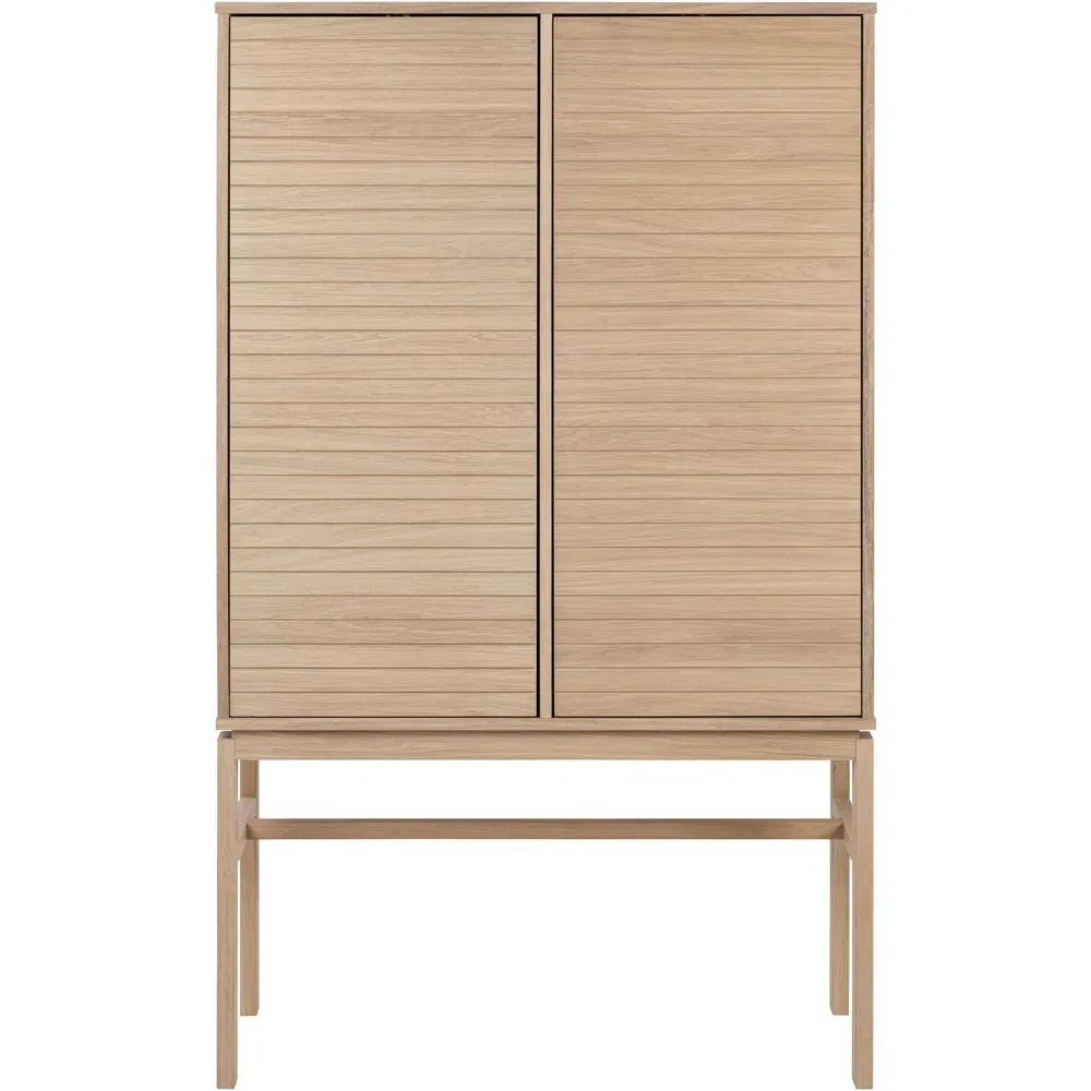 Florence Linley 2 Door Cabinet - White, Oak