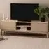 Florence Linley 2 Door TV Unit - White, Oak