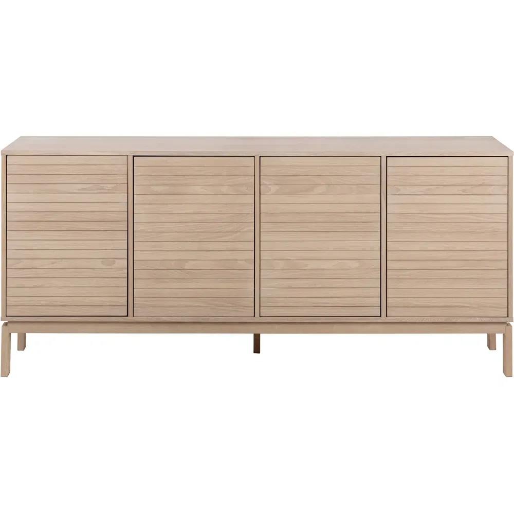 Florence Linley 4 Door Sideboard - White, Oak