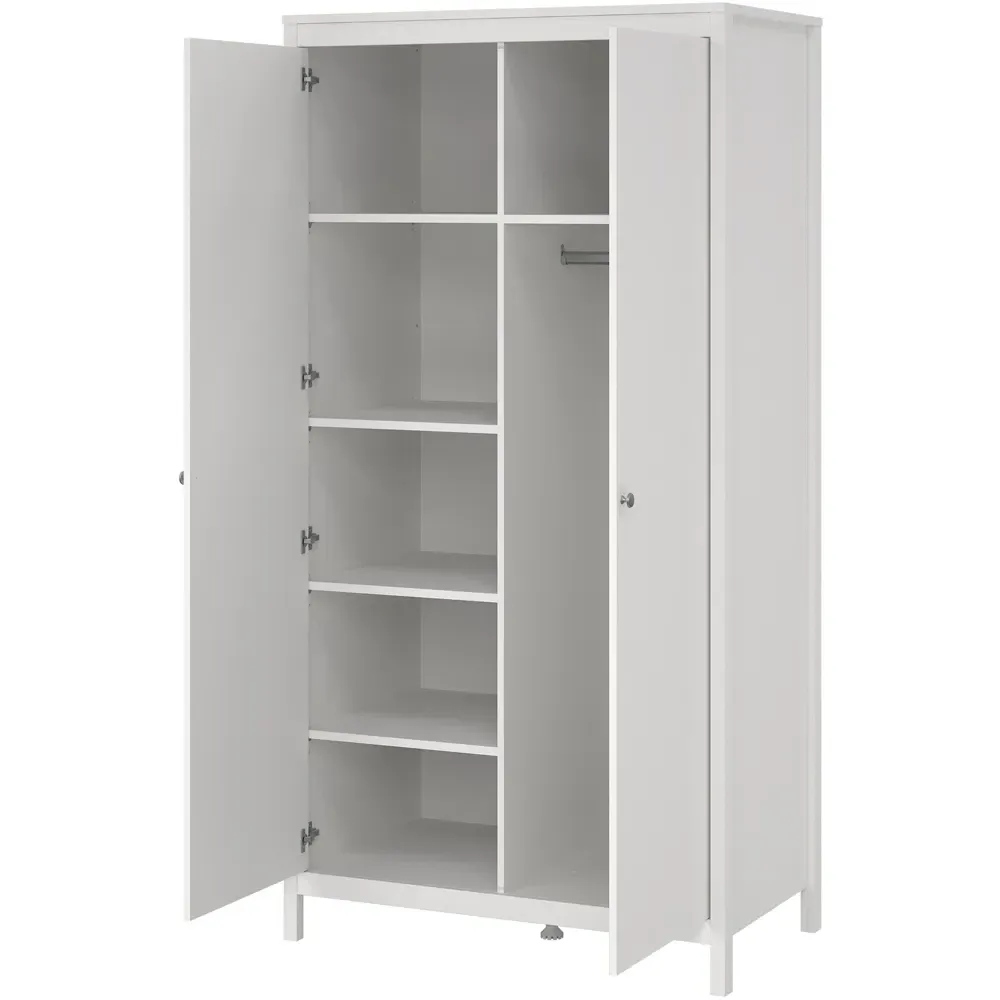 Florence Madrid 3 Piece Bedroom Furniture Set - White