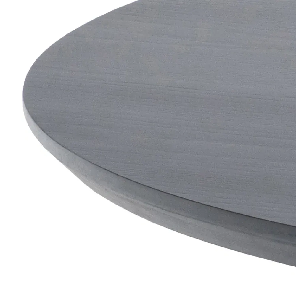 Florence Malika Round Dining Table - Black