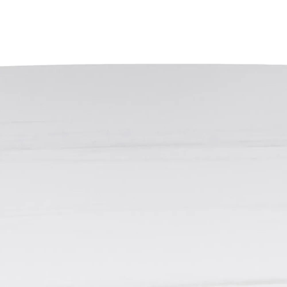 Florence Malta Round Bar Table - White, Ceramic