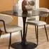 Florence Malta Square Dining Table - Black, Ceramic