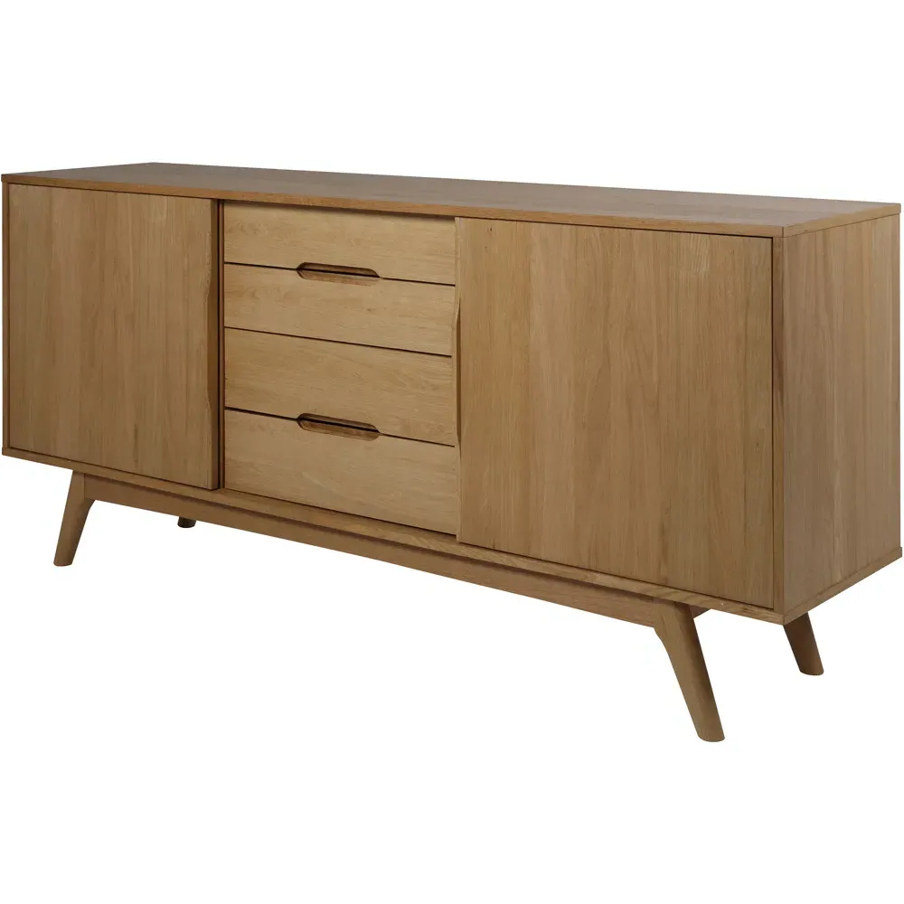 Florence Marte 2 Door 4 Drawer Sideboard - Oak