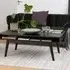 Florence Marte Rectangular Coffee Table - Black, Oak