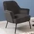 Florence Melissa Lounge Chair - Dark Grey