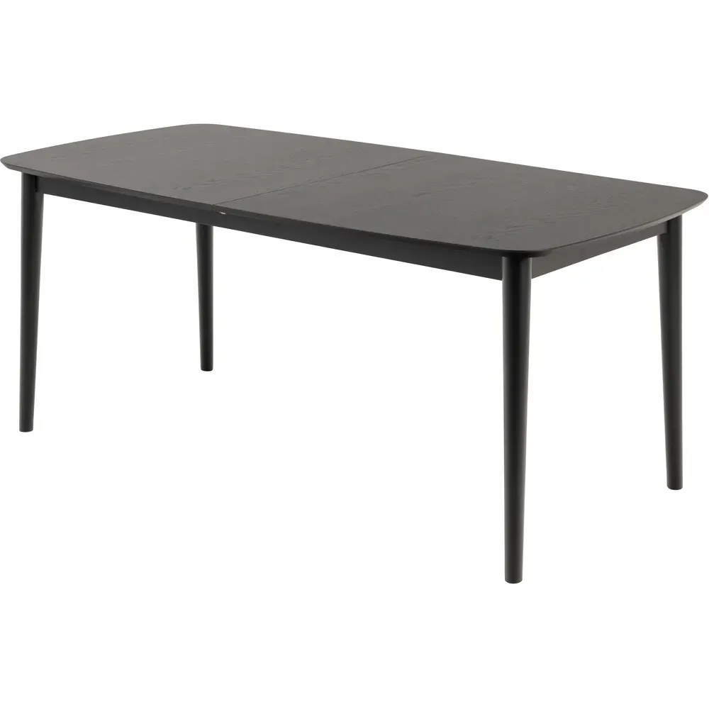 Florence Montreux 6-Seater Dining Table Extendable - Black