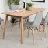 Florence Nagano 6-Seater Dining Table - Brown, Oak
