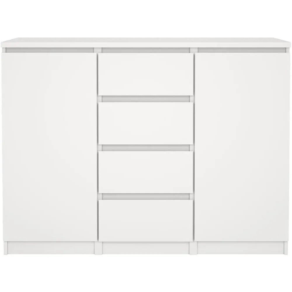 Florence Naia 2 Door 4 Drawer Sideboard - White
