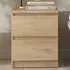 Florence Naia 2 Drawer Bedside Table - Jackson Hickory