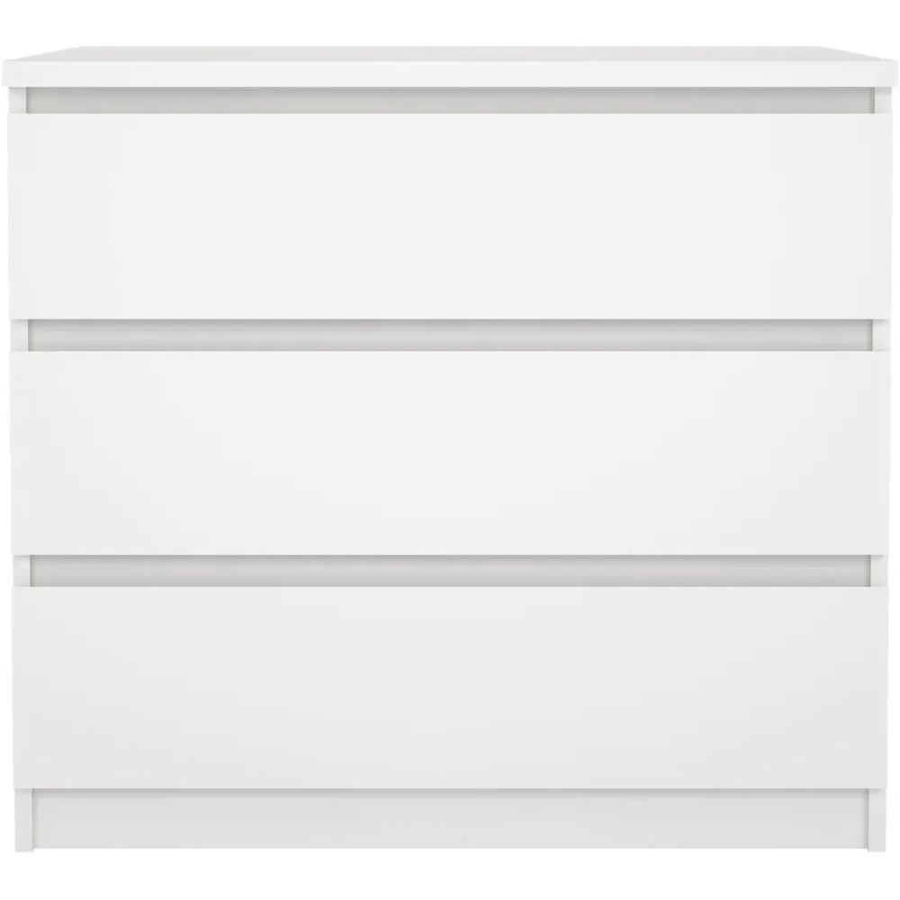 Florence Naia 3 Drawer Chest of Drawers - White