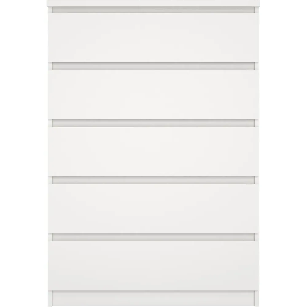 Florence Naia 5 Drawer Chest of Drawers - White