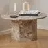 Florence Naxos Round Coffee Table - Brown, Marble