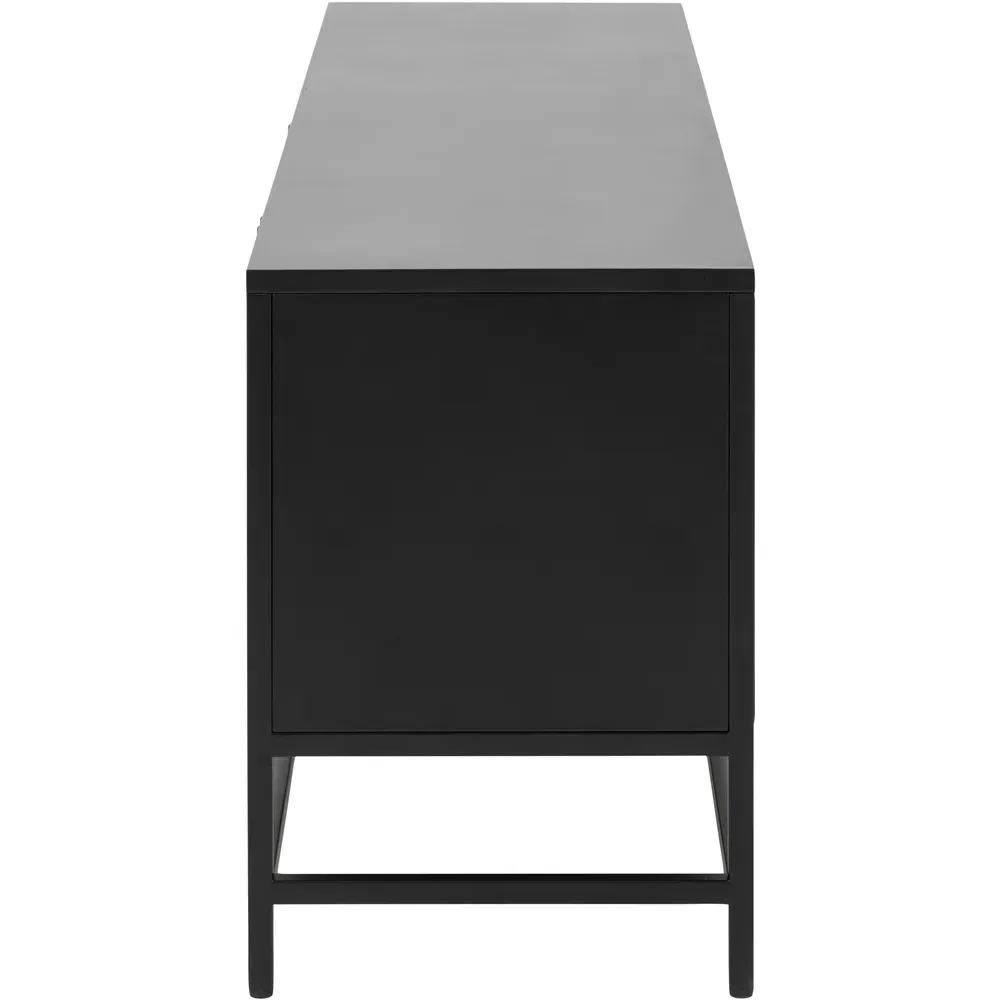 Florence Newcastle 3 Door Sideboard - Black, Steel