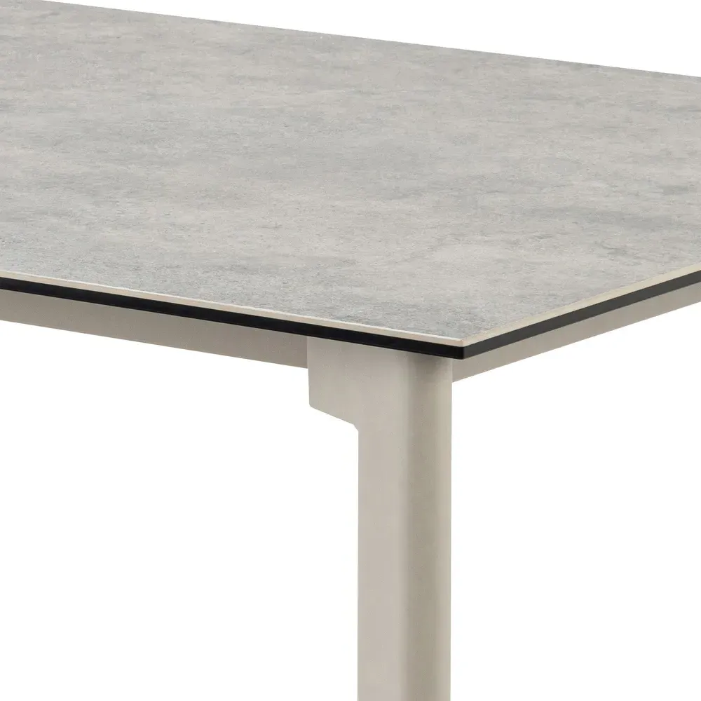 Florence Palermo 6 Seater Dining Table - Grey