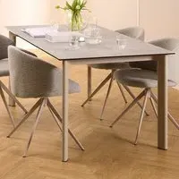 Florence Palermo 6 Seater Dining Table - Grey