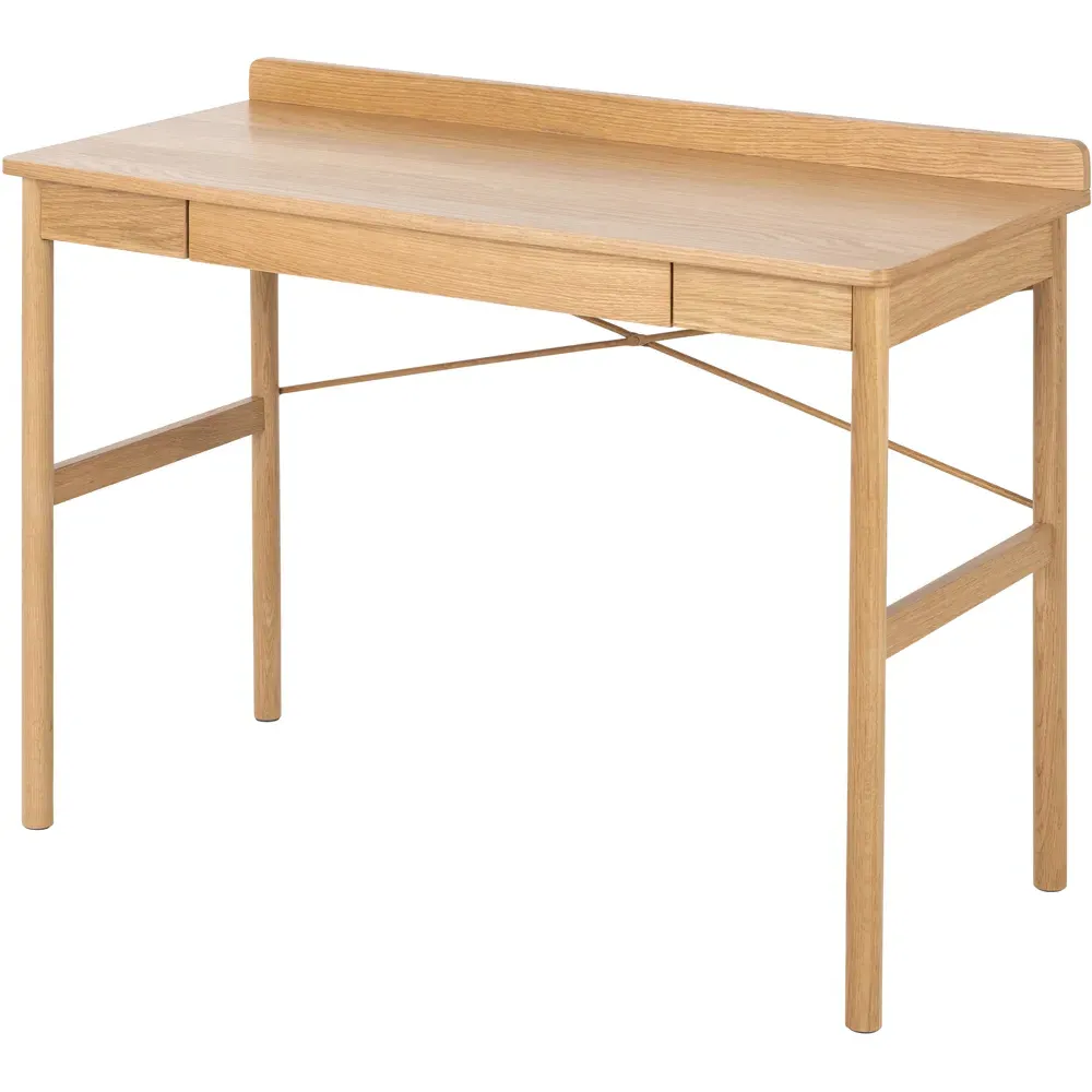 Florence Paul Office Desk - Brown, Oak