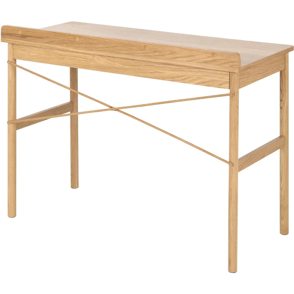 Florence Paul Office Desk - Brown, Oak