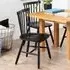 Florence Riano Set of 2 Dining Chairs - Black, Birch