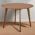 Florence Roxby 4-Seater Round Dining Table - Walnut