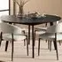 Florence Roxby Round Dining Table - Black, Oak
